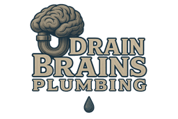 Drain Brains Plumbing Logo